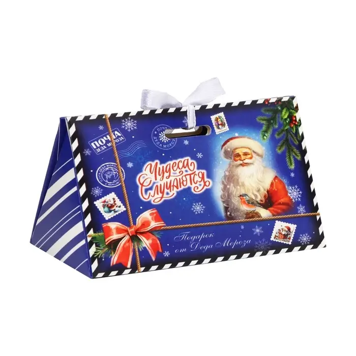 Бонбоньерка, новогодняя подарочная упаковка «Волшебства и сказки», 10×5.5×5 см Бонбоньерка, новогодняя подарочная упаковка «Волшебства и сказки», 10×5.5×5 см