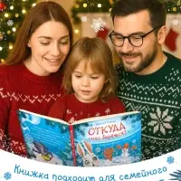 Книга новогодняя «Откуда снег берётся?», 32 стр., в твёрдом переплёте Книга новогодняя «Откуда снег берётся?», 32 стр., в твёрдом переплёте