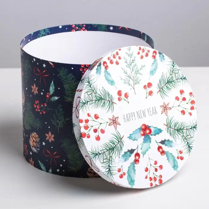 Набор подарочных коробок 5 в 1 &laquo;Европейский&raquo;, 13&times;14 ‒ 19.5&times;22 см, Новый год