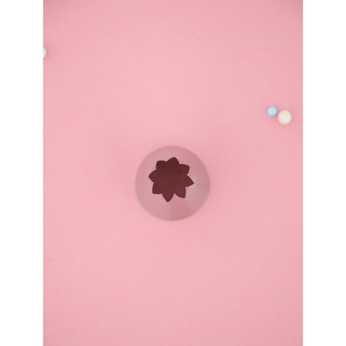 Насадка кондитерская KONFINETTA «Открытая звезда», d=3,3 см, выход 1,3 см, нержавеющая сталь Насадка кондитерская KONFINETTA «Открытая звезда», d=3,3 см, выход 1,3 см, нержавеющая сталь