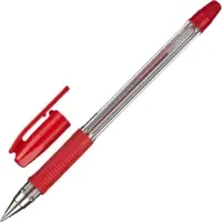 Ручка шариковая Pilot. BPS-GP, красный стержень, узел 0.7 мм, на масляной основе, резиновый упор