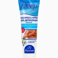 Экспресс-крем для депиляции Floresan Deep Depil нежный, для чувствительной кожи, 100 мл