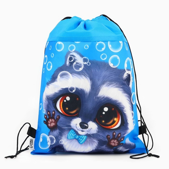 Мешок для обуви «Крошка енот» нетканное полотно, размер 30 х 40 см Мешок для обуви «Крошка енот» нетканное полотно, размер 30 х 40 см