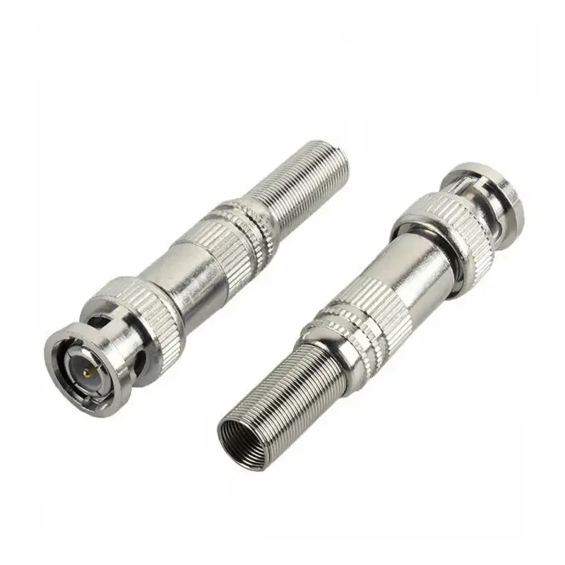 Разъем штекер BNC под винт с металическим колпачком