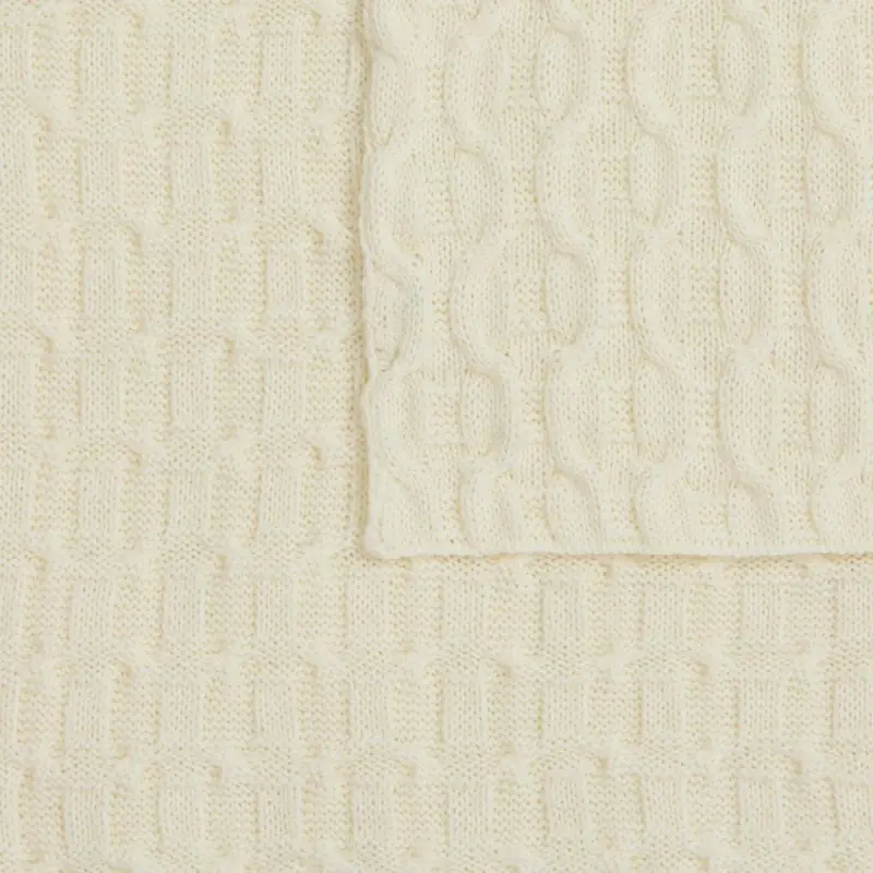 Плед Braidera, белый (молочный) Плед Braidera, белый (молочный)