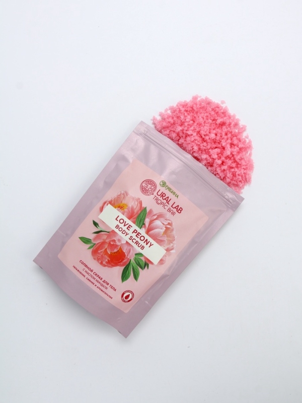 Скраб для тела соляной «Пион» с маслом миндаля, 250 г TROPIC BAR Скраб для тела соляной «Пион» с маслом миндаля, 250 г TROPIC BAR