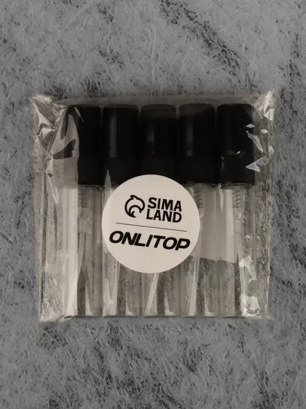 Флакон для парфюма, с распылителем, 5 мл, фасовка – 5 шт., чёрный Флакон для парфюма, с распылителем, 5 мл, фасовка – 5 шт., чёрный