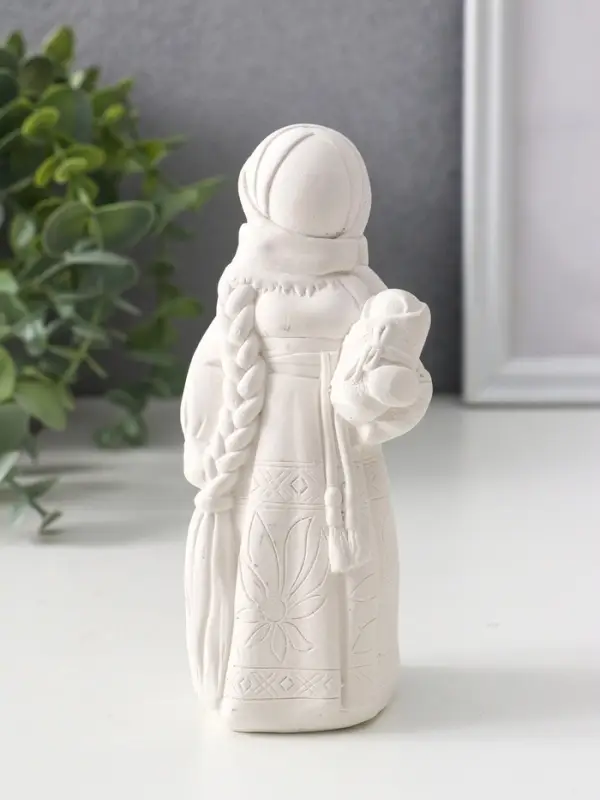 Фигурка - оберег &laquo;Берегиня мама&raquo;. 14&times;6&times;5.5 см, натуральный