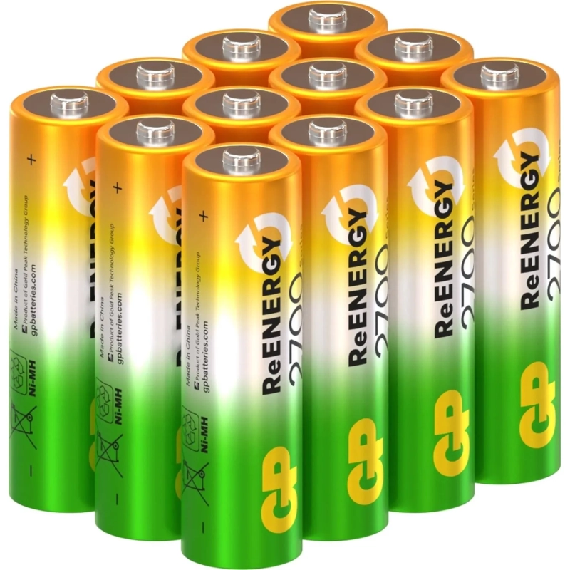 Аккумулятор GP 270AAHC-B12/270AAHCRGY-B12 /240 АА 2700 ser(min2600mAh) 12шт
