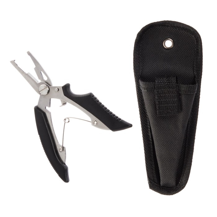Мультитул 3в1 рыболовный, черный 13см Мультитул 3в1 рыболовный, черный 13см
