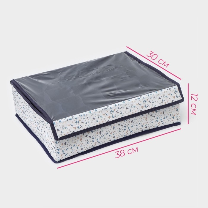 Органайзер для хранения белья Доляна «Мармелад», 24 ячейки, 38×30×12 см, цвет белый Органайзер для хранения белья Доляна «Мармелад», 24 ячейки, 38×30×12 см, цвет белый