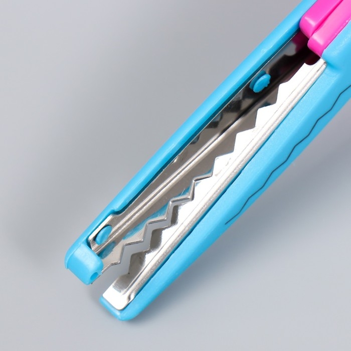 Набор для скрапбукинга Набор для скрапбукинга "Средняя волна" ножницы фигурные 13,5см+4 дырокола d=1,2см 11,2х18 см 94115