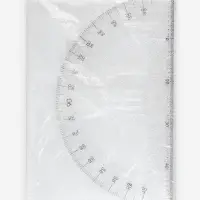 Транспортир портновский 180&deg;, пластик