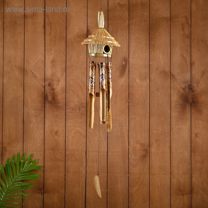 Музыка ветра Музыка ветра "Цветочки" бамбук 15х15х100 см