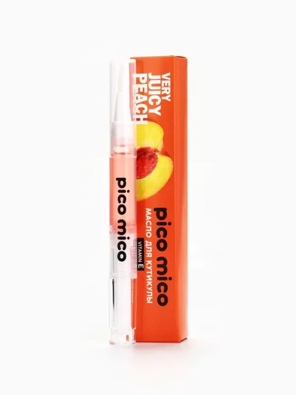 Масло для кутикулы в карандаше Very juicy peach, 2 г, аромат персика, PICO MICO