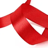 Лента атласная, 20 мм, 23&plusmn;1 м, красная №26