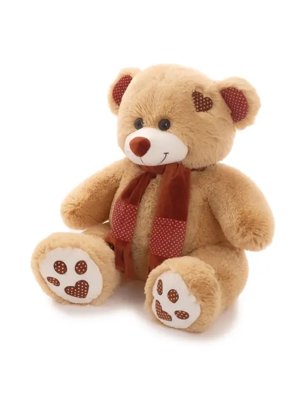 Мягкая игрушка &laquo;Медведь Тони с шарфом&raquo;, цвет кофейный, 45 (91) см