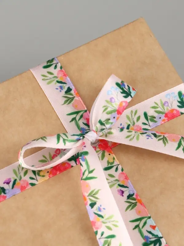 Лента атласная &laquo;Полевой букет&raquo;, 15 мм &times; 23 &plusmn; 1 м, разноцветная