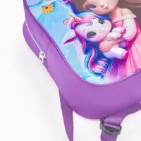 Рюкзак детский 20,5*9*24, отд на молнии, девочка сиреневый