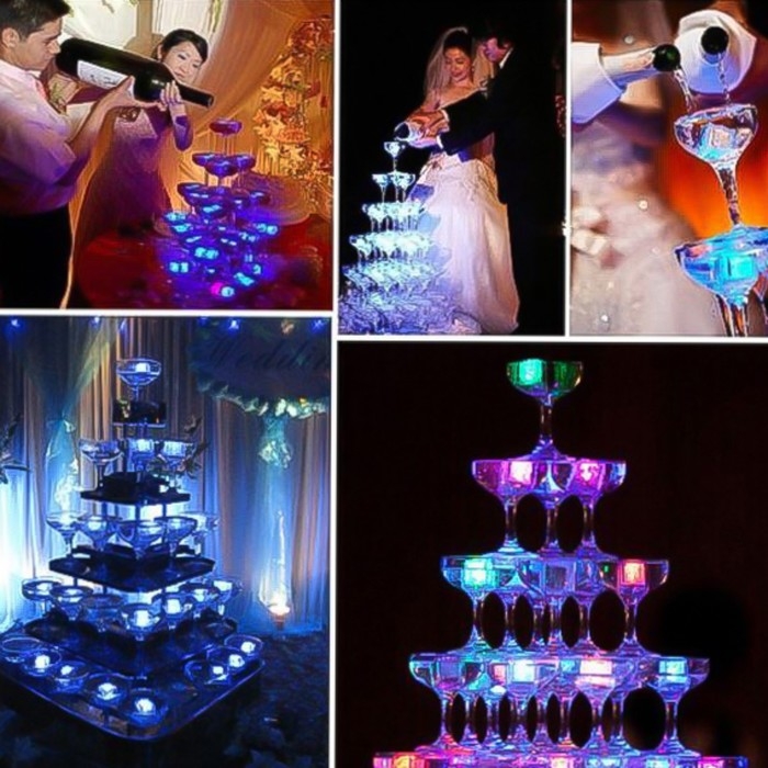 Ночник водный Ночник водный "Льдинка" LED от батареек 3хAG3 МИКС 2,6х2,6х2,7см