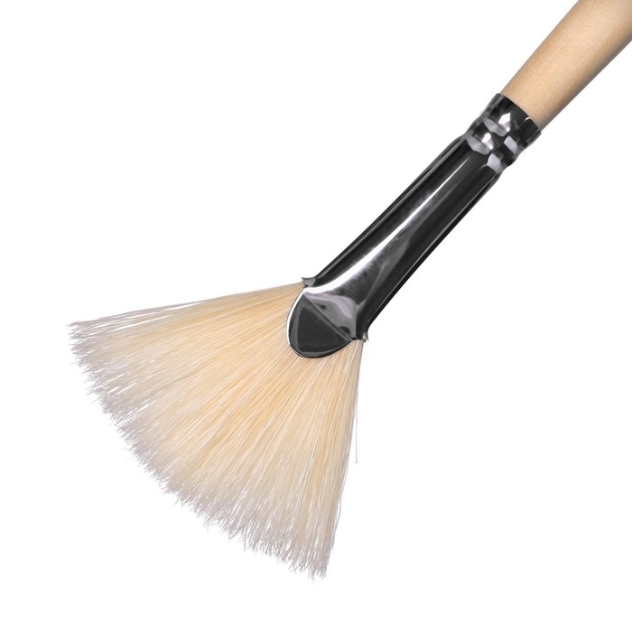 Кисть Веерная Щетина ЗХК Кисть Веерная Щетина ЗХК "Сонет" № 8, длинная ручка