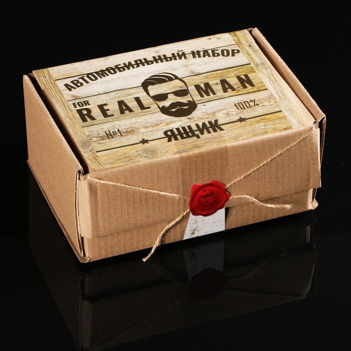 Подарочный бокс Подарочный бокс "For real man" автонабор для ухода