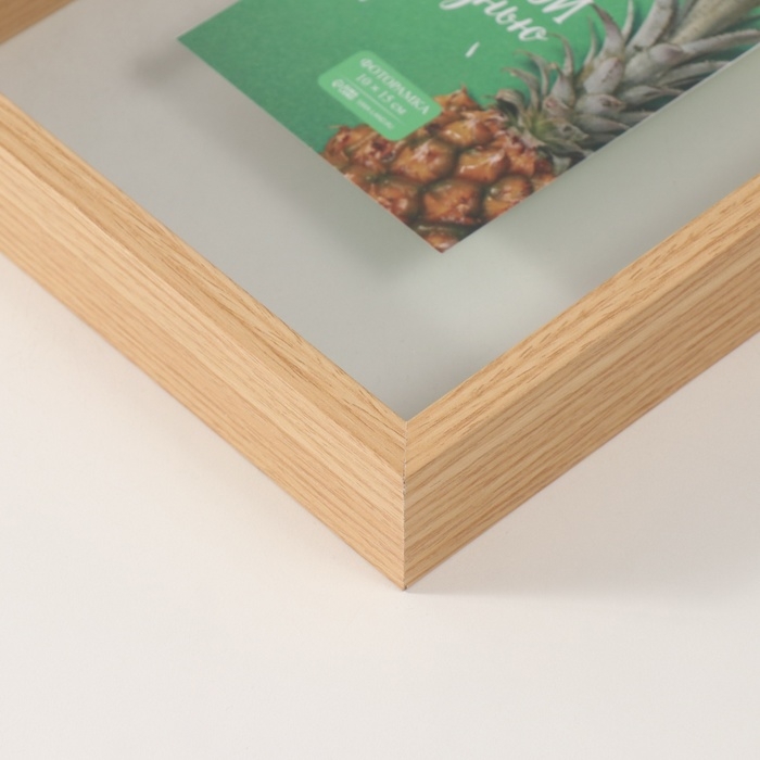 Фоторамка МДФ двусторонняя, фото от 10х10 до 20х25 см Фоторамка МДФ двусторонняя, фото от 10х10 до 20х25 см "Ананас" 4х22х27 см