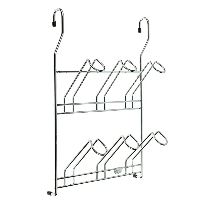 Полка для стаканов тм VETTA, 23,5x11x34cм, хромированная сталь