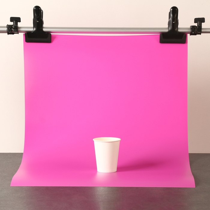 Фотофон для предметной съёмки Фотофон для предметной съёмки "Фуксия" ПВХ, 50 х 70 см