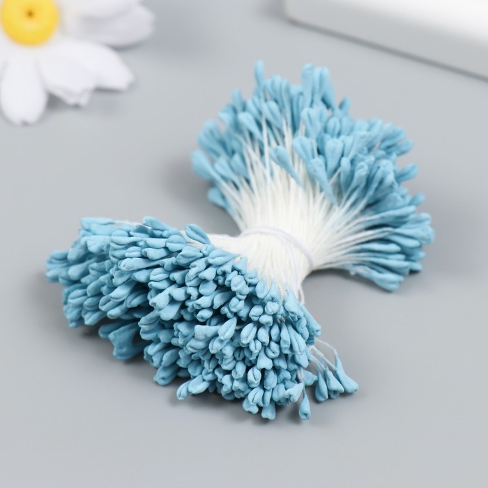 Тычинки для цветов Тычинки для цветов "Синий" набор 360 шт длина 6 см