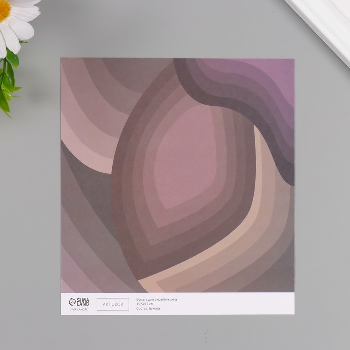 Бумага для скрапбукинга двусторонняя Бумага для скрапбукинга двусторонняя "Нежность весны" плотность 180 гр набор 10 шт 15,5х17 см 1071