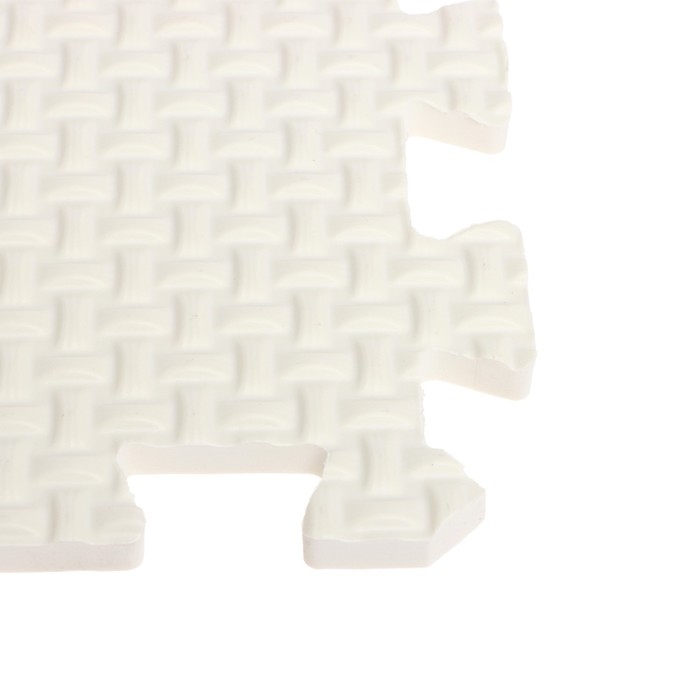 Мягкий пол универсальный, 33 × 33 см, цвет белый Мягкий пол универсальный, 33 × 33 см, цвет белый