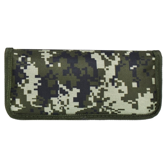 Пенал мягкий 2 отделения, 80 х 210 х 65 мм, объёмный, Calligrata Пенал мягкий 2 отделения, 80 х 210 х 65 мм, объёмный, Calligrata "Миллитари", зелёный