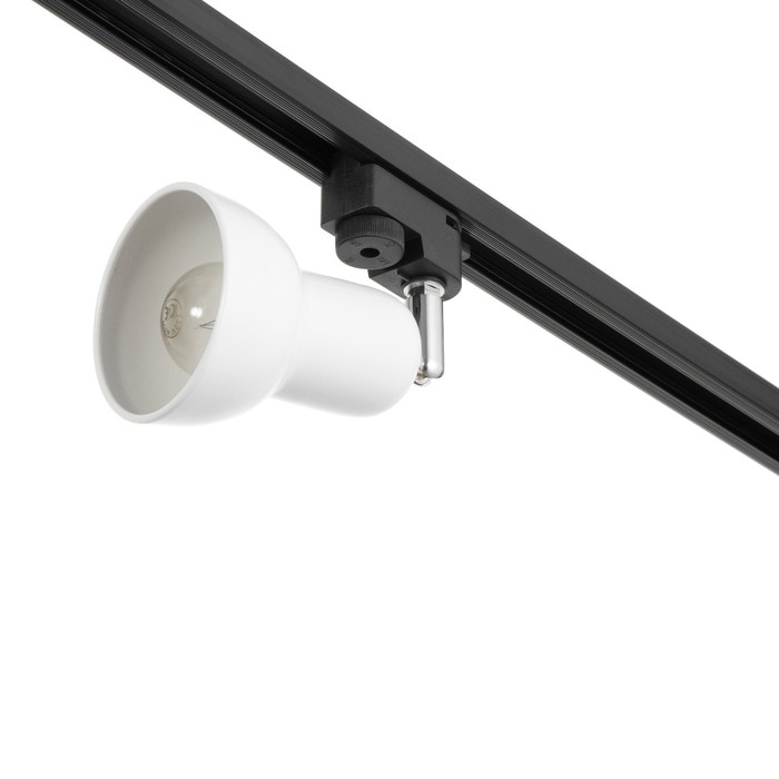 Светильник трековый Светильник трековый "Мудрец" Е27 40Вт белый 9х9х19,5см