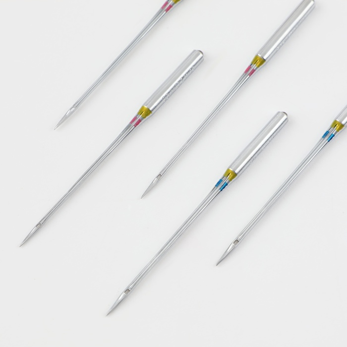 Иглы для бытовых швейных машин, для стрейч-ткани, №75-90, 5 шт Иглы для бытовых швейных машин, для стрейч-ткани, №75-90, 5 шт