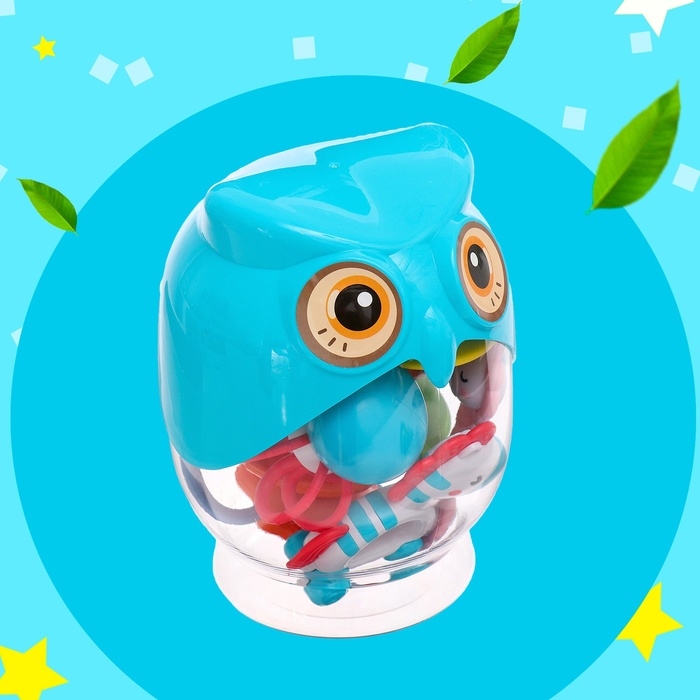 Набор погремушек с прорезывателями «Совушка» Набор погремушек с прорезывателями «Совушка»