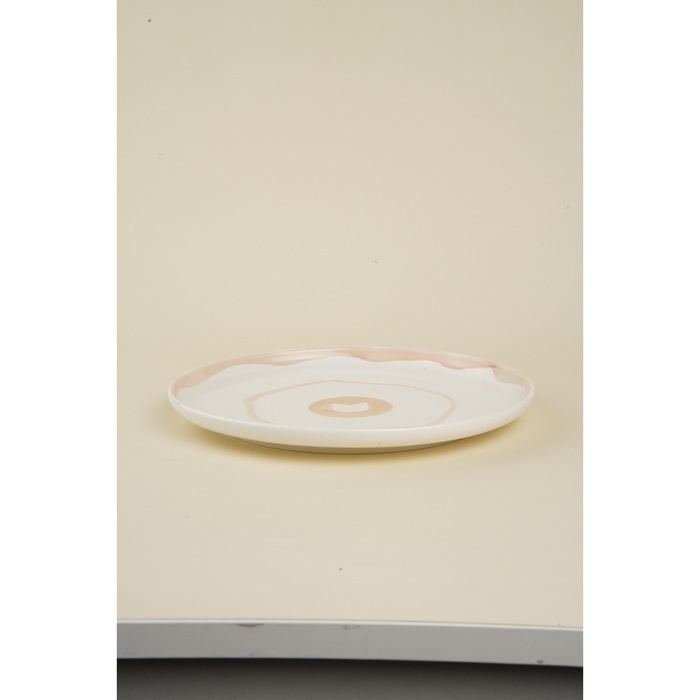 Тарелка фарфоровая обеденная SL Home «Гато», d=28 см, цвет белый Тарелка фарфоровая обеденная SL Home «Гато», d=28 см, цвет белый