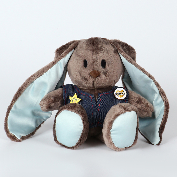 Мягкая игрушка «Малыш Lu в жилете», заяц, 25 см Мягкая игрушка «Малыш Lu в жилете», заяц, 25 см