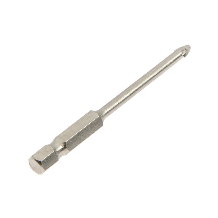 Сверло по керамике твердосплавное ТУНДРА, шестигранный хвостовик, 4 мм Сверло по керамике твердосплавное ТУНДРА, шестигранный хвостовик, 4 мм