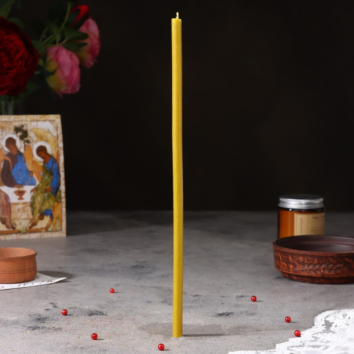 Свечи церковные медовые №20, упаковка 2кг, парафин + медовое масло Свечи церковные медовые №20, упаковка 2кг, парафин + медовое масло