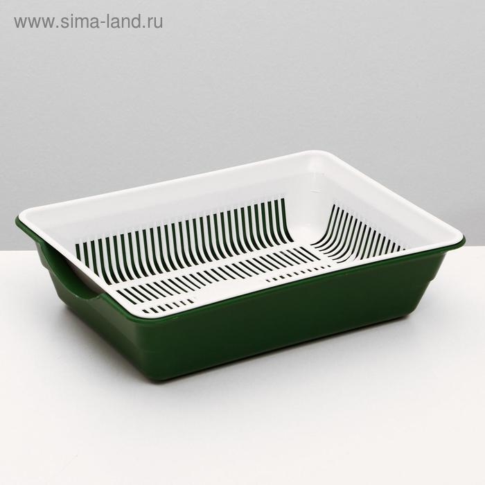 Туалет глубокий с сеткой 36 х 25 х 9 см, микс цветов Туалет глубокий с сеткой 36 х 25 х 9 см, микс цветов