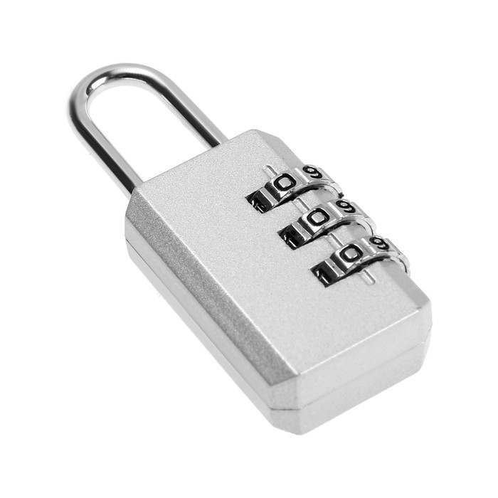 Замок навесной кодовый ТУНДРА ZK003, серый Замок навесной кодовый ТУНДРА ZK003, серый