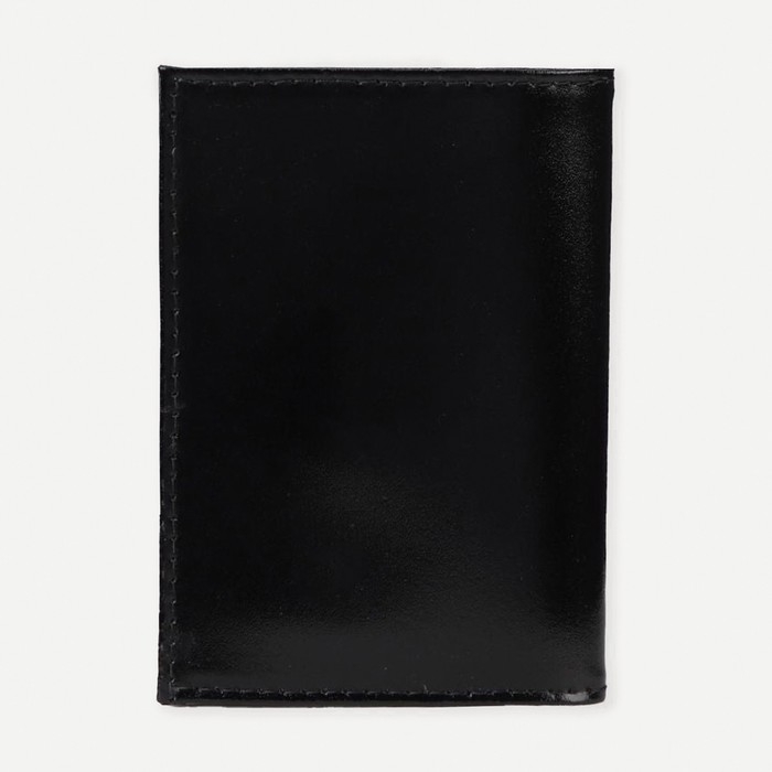 Обложка на пенсионное удостоверение, цвет чёрный Обложка на пенсионное удостоверение, цвет чёрный