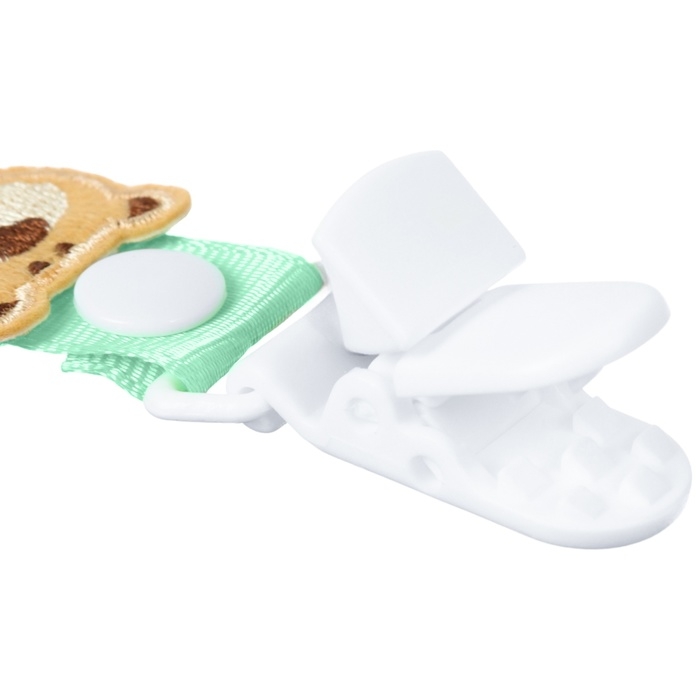 Держатель для соски - пустышки «Мишутка», на ленте Держатель для соски - пустышки «Мишутка», на ленте