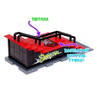 Набор скейт-парк «Трюк: прыжок с лестницы», фингерборд с перилами на лесенках