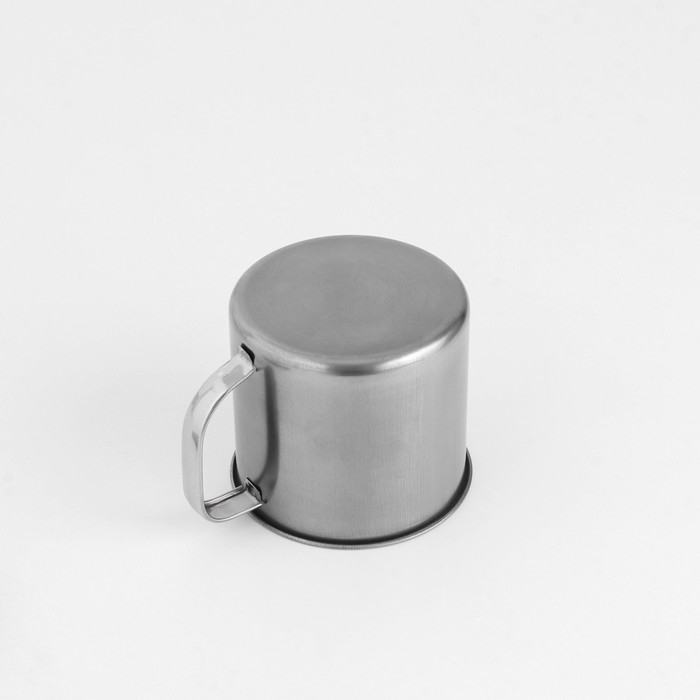 Кружка из нержавеющей стали с крышкой «Вестерн», 620 мл, цвет хромированный Кружка из нержавеющей стали с крышкой «Вестерн», 620 мл, цвет хромированный