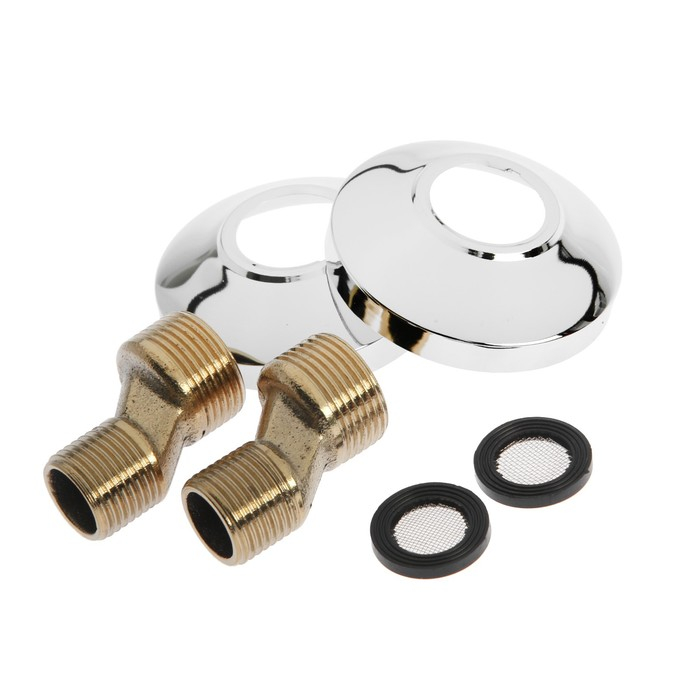 Cмеситель для ванны Accoona A7380, двухвентильный, латунь, хром