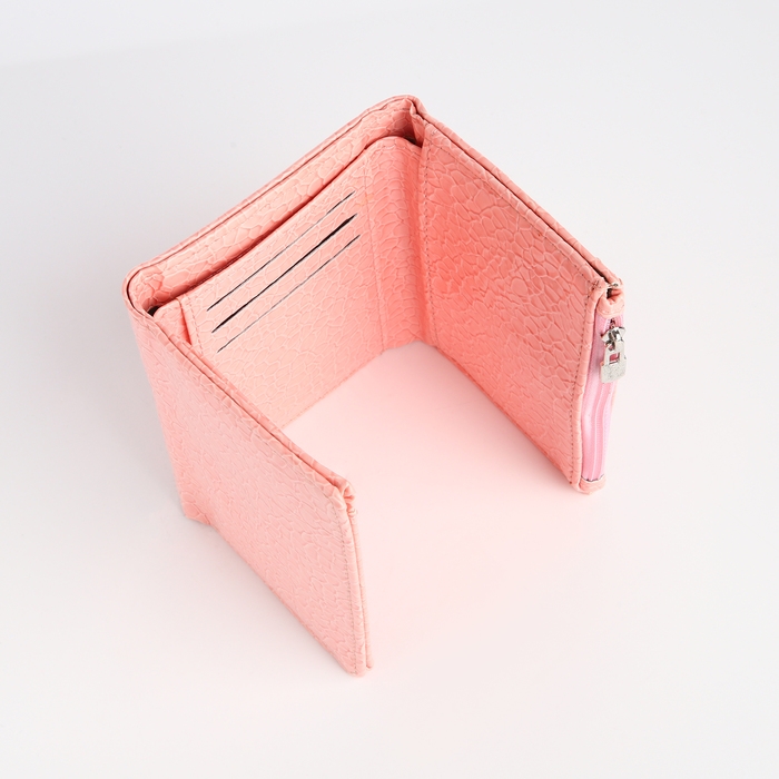 Кошелёк женский на магните, цвет розовый Кошелёк женский на магните, цвет розовый