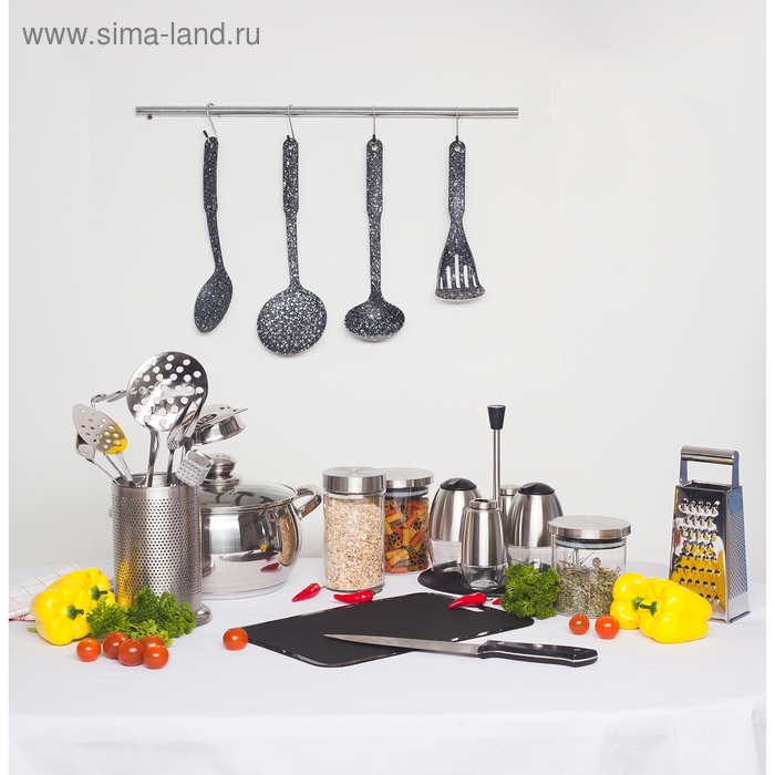 Шумовка Доляна «Мрамор», 33 см Шумовка Доляна «Мрамор», 33 см