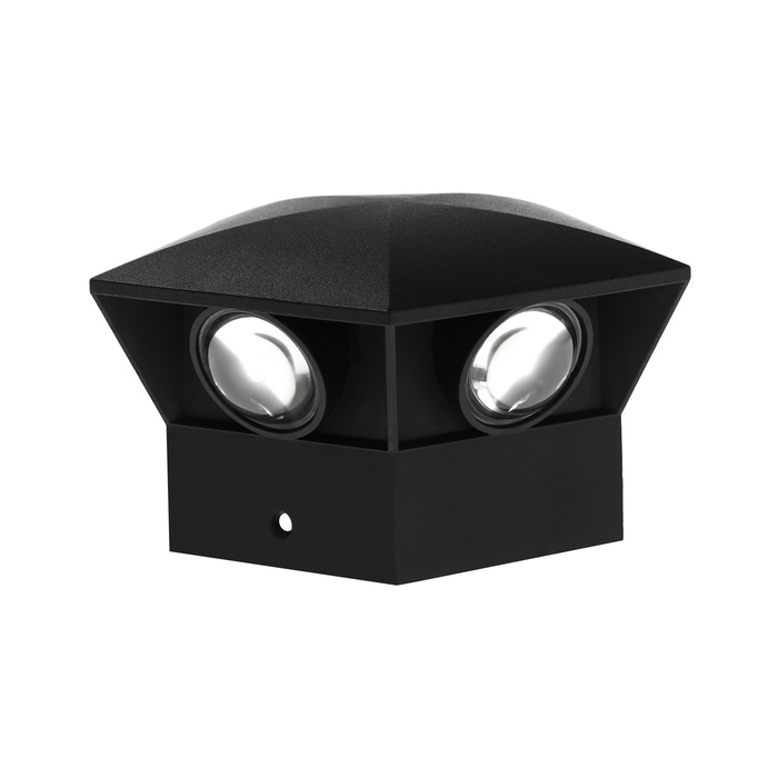 Светильник фасадный «Искра», FSD-052, 5 Вт, 3000К, 5 лучей, IP65, 220 В, пластик, черный Светильник фасадный «Искра», FSD-052, 5 Вт, 3000К, 5 лучей, IP65, 220 В, пластик, черный